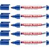 Edding Set di 5 pennarelli NLS high-tech 8030 con punta corrosiva, blu 1,5-3 mm