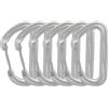 DMM Spectre 2 Carabiner 6 Pack Silver set rinvii arrampicata