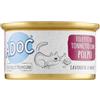 Adoc Naturally Premium, Alimento Umido Complementare per Gatti, Tonnetto con polpo, 24 Lattine da 85 g, in Gelatina, Senza Conservanti e Coloranti