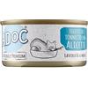 Adoc Naturally Premium, Alimento Umido Complementare per Gatti, Tonnetto con Alicette, 24 Lattine da 85 g, in Gelatina, Senza Conservanti e Coloranti