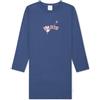 Schiesser Nachthemd Langarm-Nightwear 1 Maglia Lunga da Notte, Blu Jeans 181820, 128 Bambine e Ragazze