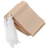 Toyvian Filtro Sicuri in Usa Tè Coulisse Carta Beige e Getta Sacchetti 100 Pezzi Pratici Confezionare per Sfuso e Tisane