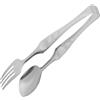 LOLIPPYY Pinza da Cucina Multifunzione Cucchiaio e Forchetta in Acciaio Inossidabile Resistente al Calore per Ristorante e Barbecue
