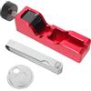 DECORNIJIA Regolatore per Candele Auto con Calibro, Set 1 Pezzo in Alluminio | Regolazione Precisa del Gioco, Uso, Accessorio con Spessimetro per Officina e Fai da Te