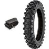 ECOVELO 1 Copertone 2.50 - 10 + Camera d'aria Pneumatici Cross Tassellati per Pit Bike Mini Moto Gomme Minicross