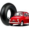 ECOVELO N° 1 CAMERA D'ARIA 125/135-12 PER PNEUMATICI FIAT 500 D'EPOCA F/L/R GIARDINIERA RICAMBIO PER GOMME FIAT 126 MOTO CON VALVOLA TR13