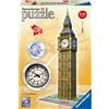 Ravensburger Puzzle 3D Big Ben Con Orologio - 216 Pezzi - Londra Ab 8 Anni
