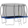 vidaXL Set Trampolino Rettangolare 150 kg per Esterno Misure/Colori Diversi vidaXL