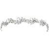 Ipetboom Cerchietto per Chioma Sposa Cristalli Argento in Lega Resistente Comodo da Indossare Adatto per Celebrazioni e Occasioni Speciali Design Raffinato e Delicato