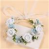 Generico Coroncina Fiori Bambina, Fiores Matrimonio Cerchietto Rosa, Rosa Floreale Fascia Per Capelli, Accessoro Per Capelli, Per Interni Ed Esterni, Feste, Compleanni, Matrimoni, Comunioni, Natale, Vacanze