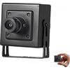 REVODATA Mini POE IP Telecamera, Telecamera di sicurezza interna piccola HD 5MP, 3,6mm obiettivo 80° Telecamera IP POE Rilevamento del movimento H.265/H.264 (I706-P-HS)