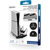 Nacon Playall - Supporto di ricarica doppio per PS5, colore: nero/bianco, dock di ricarica rapida con indicatori LED per controller PlayStation 5 (PS5CHARGERSTAND)