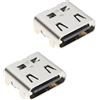 VGOL 2 porte di ricarica USB-C Type-C compatibili con laptop Dell Latitude 7400 7410 2 in 1