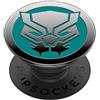 PopSockets PopGrip - Supporto e Impugnatura per Telefoni Cellulari e Tablet con un Top Intercambiabile - Enamel Black Panther
