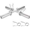 FFitness Coppia Manubri Corti da 50 cm N° 2 Dumbbell Bilancieri con Chiusure a Molla Set Bodybuilding Home Gym Diametro 50 mm