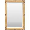 Select Mirrors Seleziona specchi Specchio da parete vintage Rennes | Struttura in legno massello | vetro argentato con bordi smussati | Decorazioni per la casa | (oro antico, 50 x 70 cm)