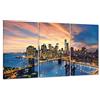 ConKrea QUADRO SU TELA CANVAS - INTELAIATO - PRONTO DA APPENDERE - New York City Brooklyn Ponte - Manhattan - USA America NY - 100x50cm (cod.1690)