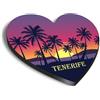 Destination Vinyl Ltd 1x Cuore MDF magnete 6cm - Tenerife Spagna Beach Resort - Frigorifero Armadietto Ufficio Lavagna Toolbox #61081