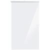 Relaxdays Tenda per Doccia Moderna, 120x240 cm, Vasca da Bagno, Idrorepellente, Montaggio a Soffitto, Rullo,Trasparente