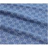Yimihua Tessuto Denim Tessuto Denim per Cucire Tessuto di Cotone Tessuto per Indumenti di Cotone Stampato Sartoria 150 cm di Larghezza E Mezzo Metro(Color:Azzurro)