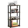 Furinno Turn-N-Tube Libreria, Noce Columbia (Columbia Walnut/Black), Taglia Unica