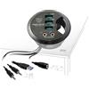 Delock Hub da tavolo Delock a 3 porte Usb 3.0 + porte Hd-Audio