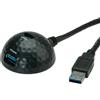 Value VALUE Cavo USB 3.0 "DOME", nero 1,5 m