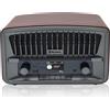 Roadstar HRA-270D+BT Radio Vintage Digitale DAB+/FM Portatile, Bluetooth USB, Stereo, Doppia Sveglia Legno
