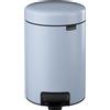 Brabantia Treteimer NewIcon, Kosmetikeimer, Mülleimer, Abfallbehälter, Stahl, Dreamy Blue, 3 L, 202582