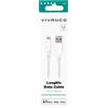 VIVANCO Cavo LongLife da USB a Lightning, 1,5 m, bianco (61687)