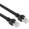 ACT Nero 5 metri S/FTPCat.7 Rohkabel PUR cavo patch flessibile senza strappi con connettori RJ45 (conforme a CAT6A) (FB8505)