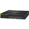 HPE Switch HPE Aruba Networking CX 6000 8 porte 10M/100M/1G Classe 4 PoE + 2 porte SFP 1G 67W - Switch - gestito - 8 x 10/100/1000 (PoE+) + 2 x Gigabit SFP (uplink) - montabile su rack, montabile a parete - PoE+ (67 W) - BTO