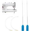 Generico Kit Infilа Ago - Set di Infilatura Taglia-cuci per Crochet E Aghi con Bordo Inferiore | Pratico Strumento Portatile per La Manutenzione della Macchina da Cucire | Include Filiere Seghettate
