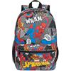 Get Trend Marvel Spiderman Zaino Ragazzo, Leggero Zaino Scuola con Multi-Scomparti Tasche Rete e Spallacci Imbottiti, Idea Regalo (Multi Spiderman)
