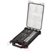 Milwaukee Set di inserti a cricchetto e bussola, 1/4, metrico, 28 pezzi, in PACKOUT Compact Organiser Slim