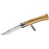 Opinel COLTELLO OPINEL N 10 INOX CON CAVATAPPI(w/Corkscrew)+ Apribottiglie