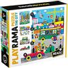 HEADU - Playrama Puzzle The City - Sovrapponi i puzzle e ottieni un effetto magico! - Puzzle Educativo per Bambini dai 3 agli 8 anni, Made in Italy - MU55331