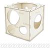 HONGLAND Scatola per Misuratore di Palloncini in Legno - 11 Fori Pieghevole, Strumento di Misurazione per Palloncini per Decorazioni, Archi, Colonne (5-20 cm)