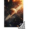 9K4D7V2G Pianeta Saturno Puzzle 1000 Pezzi Carta Per Adulti Scena Spaziale Rilassante Attività Famiglia Arredo Casa Regalo Adatto 52x38cm/1000pcs