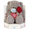 Me to You Tatty Teddy - Orsetto di peluche con rosa e scritta I Love You, altezza 15 cm, collezione ufficiale