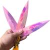 Nhemeylp 3 pezzi Zoey Prop Replica, Spada puntello dettagliato con plastica, accessorio fantasy, oggetti di scena di Halloween per cosplay, feste in costume, regalo larp per adolescenti e adulti, rosa