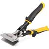 Hurricane Piegatrice manuale per lamiera, 7,6 cm, resistente, pinze di precisione a becco d'anatra e tenaglie per lamiera, ideale per progetti HVAC, ganascia ergonomica dritta piatta e liscia