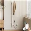 EMKE Scaldasalviette elettrico 1200 x 124 mm, scaldasalviette di design con controllo app WiFi, scaldasalviette con 4 ganci, 145 W, IP45, bianco