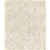 Rasch Carta da parati quadrata Deco Style, carta da parati strutturata, tinta unita, beige, per un ambiente elegante della casa, facile da tappezzare e verniciare, 10,05 m x 0,53 m