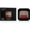 KIKO MILANO Bright Duo Eyeshadow 1,8 g tonalità 07 Light Rose/Rosy Peach