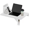 Furinno Eremite Tavolo Pieghevole da Parete, Legno, Bianco, One Size
