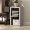 Furinno Cubic Scaffale Organizzatore Multiuso Aperto per Abbigliamento e Armadio, 2 Cubi, Grigio Chiaro