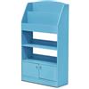 Furinno Kidkanac Magazine / Libreria con Armadio per Giocattoli, Azzurro