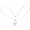 Ipetboom Collana e Contenitore Ricordo in Acciaio Inossidabile Argento Ciondolo a Forma di Cuore Diffusore di Profumo Donna per Chioma e Ceneri