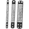 GALPADA Set Bracciali Punk Uomo Borchie in Materiale Sintetico PU Resistente Design Rock per Partner Feste e Club alla Moda